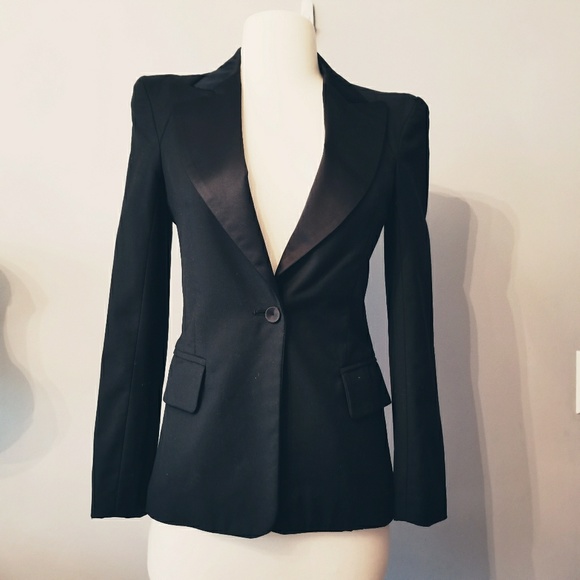 power shoulder jacket